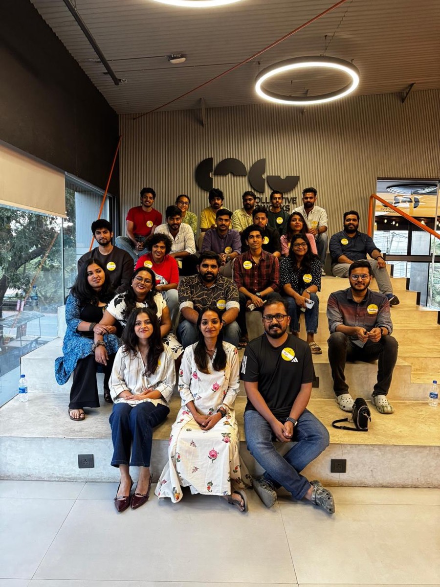 The ElloMind team together at a Kochi offsite